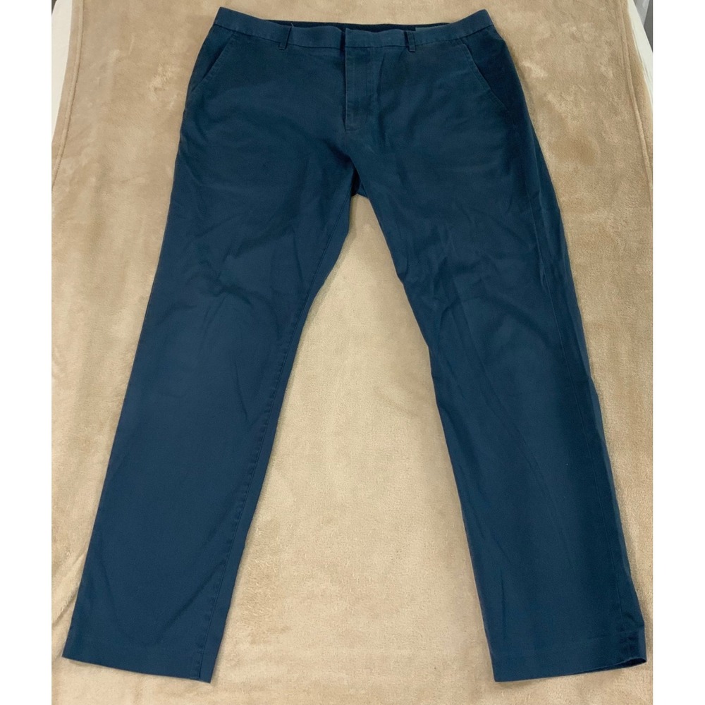 Bonobos Monday Chino Pants Mens 38/32 Blue Straight Stretch EUC